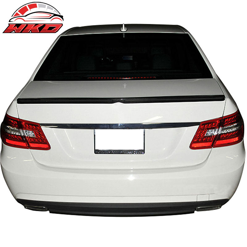 Fits 10-16 Benz E-Class W212 Sedan 4-Door A Style Trunk Spoiler Carbon Fiber CF