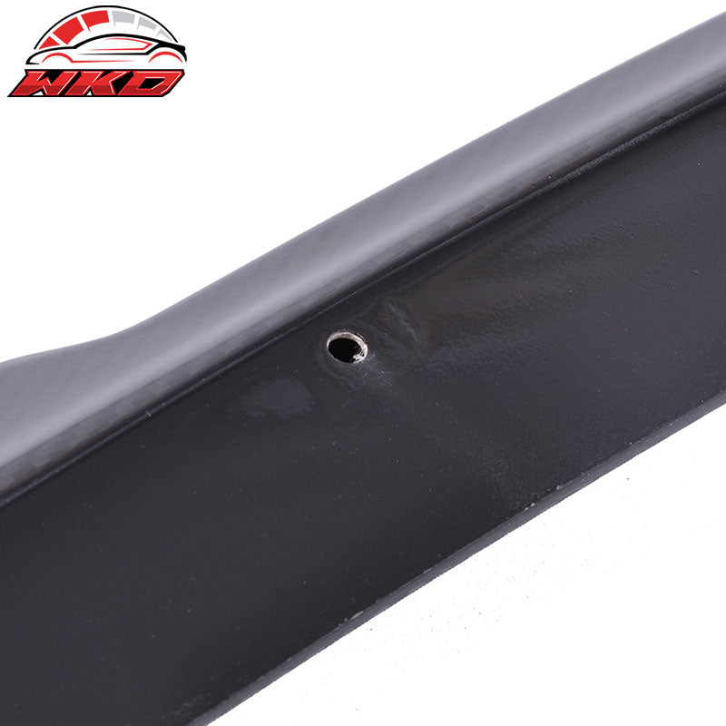 Fits 08-14 Benz C Class W204 Sedan Ikon Style Trunk Spoiler - Matte Carbon Fiber