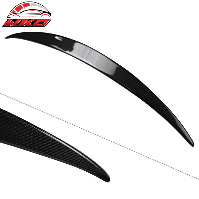 Fits 17-23 Benz E Class W213 Sedan OE Style Trunk Spoiler Matte Carbon Fiber CF