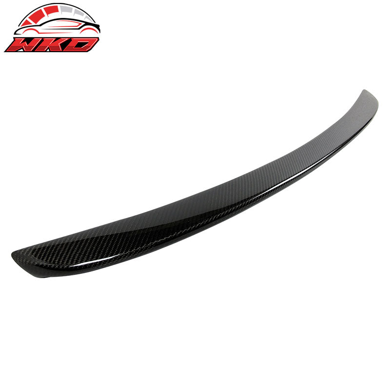 Fits 01-07 Mercedes Benz C-Class W203 Trunk Spoiler Wing - Matte Carbon Fiber
