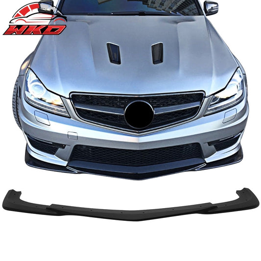 Wholesale 12-14 Benz W204 C Class C63 AMG GH Style Front Bumper Lip ABS Matte Black
