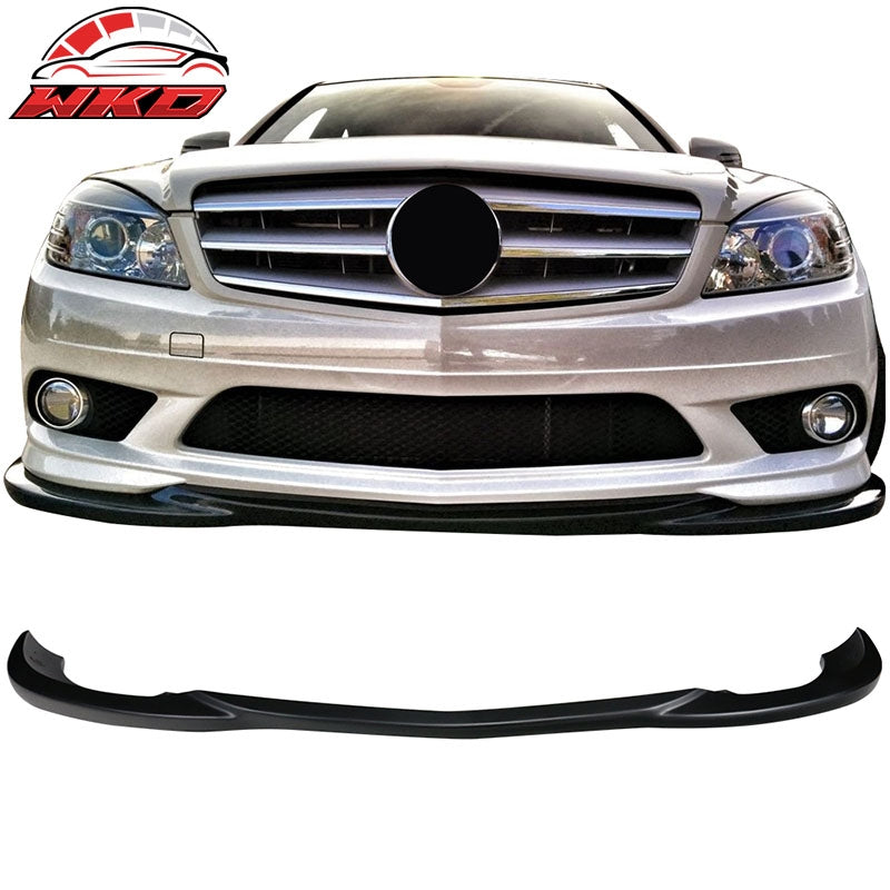 Wholesale 08-11 Benz W204 C Class GH Style Front Bumper Lip Spoiler ABS