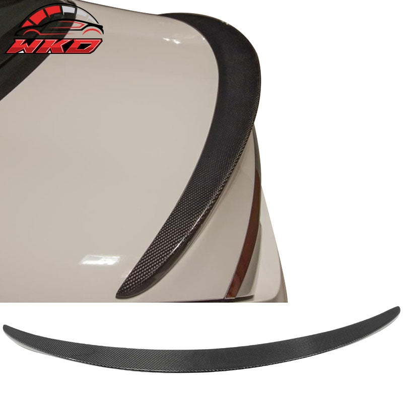 Fit 15-21 Benz W205 C Class 4Dr Sedan AMG Style Trunk Spoiler Matte Carbon Fiber