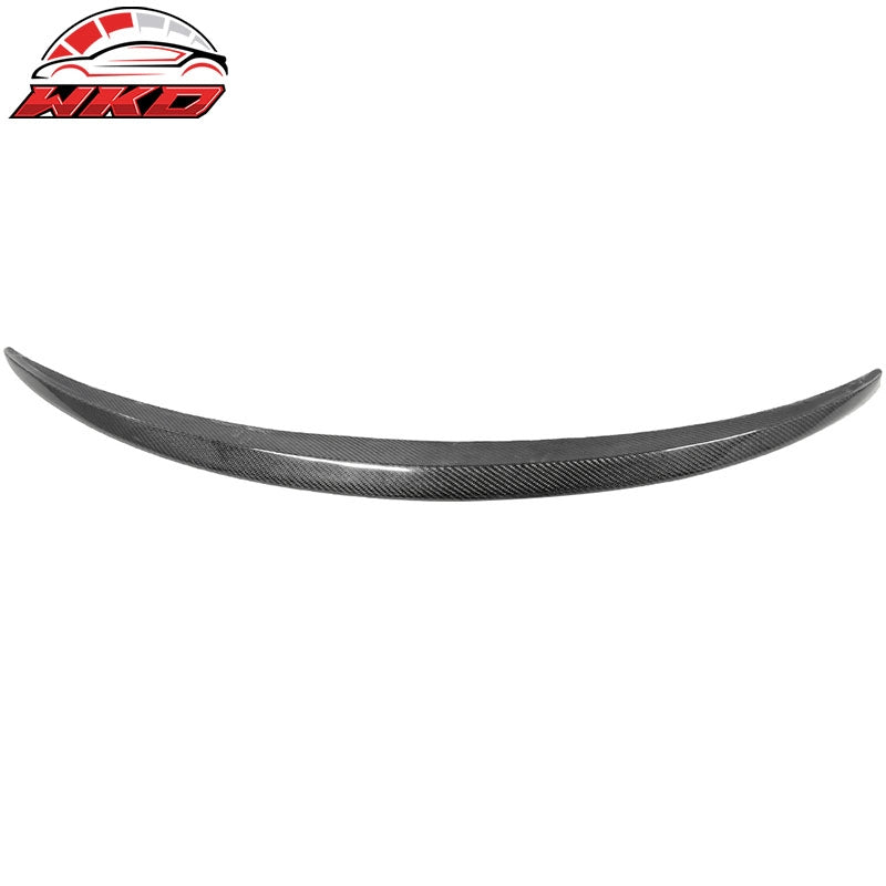 Fit 15-21 Benz W205 C Class 4Dr Sedan AMG Style Trunk Spoiler Matte Carbon Fiber