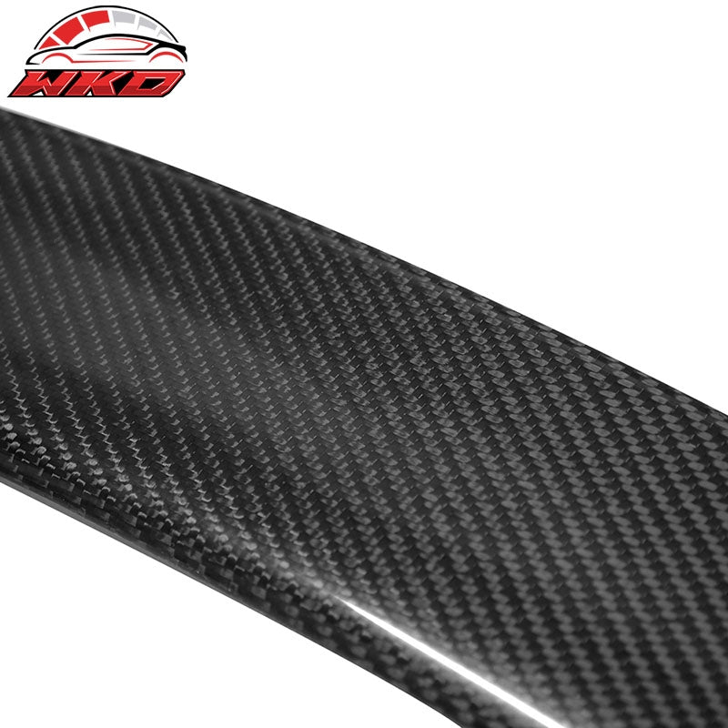 Fit 15-21 Benz W205 C Class 4Dr Sedan AMG Style Trunk Spoiler Matte Carbon Fiber