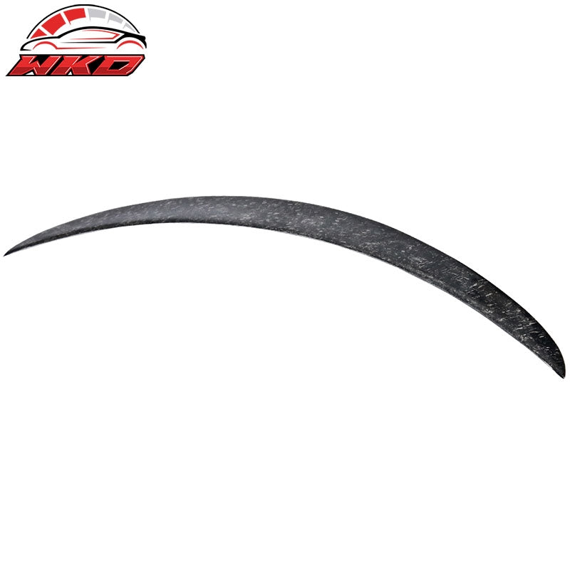 Fits 15-21 Benz W205 C Class AMG Style Trunk Spoiler Matte Forged Carbon Fiber