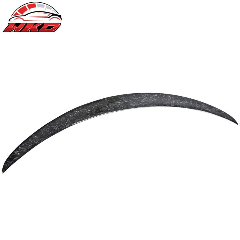 Fits 15-21 Benz W205 C Class AMG Style Trunk Spoiler Matte Forged Carbon Fiber