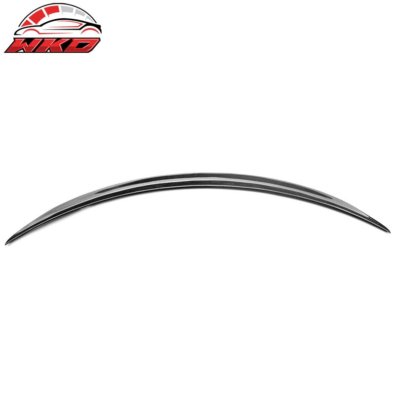 Fits 17-23 Benz W205 C Class C63 Style Carbon Fiber Trunk Spoiler