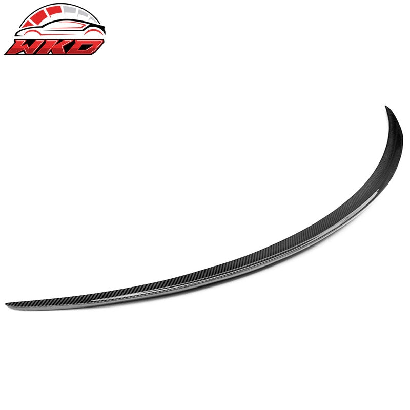 Fits 17-23 Benz W205 C Class C63 Style Carbon Fiber Trunk Spoiler