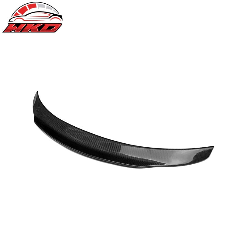 Fits 17-22 Benz W205 C Class Coupe PSM Style Trunk Spoiler Matte Carbon Fiber