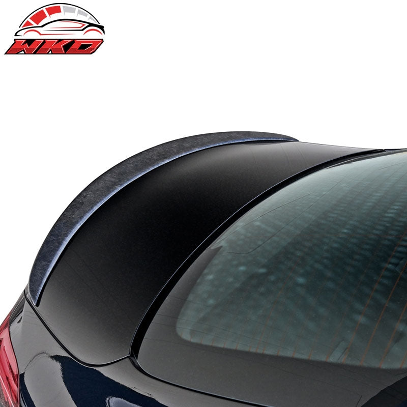 Fits 15-21 Benz W205 C Class Sedan AMG Style Forged Carbon Fiber Trunk Spoiler