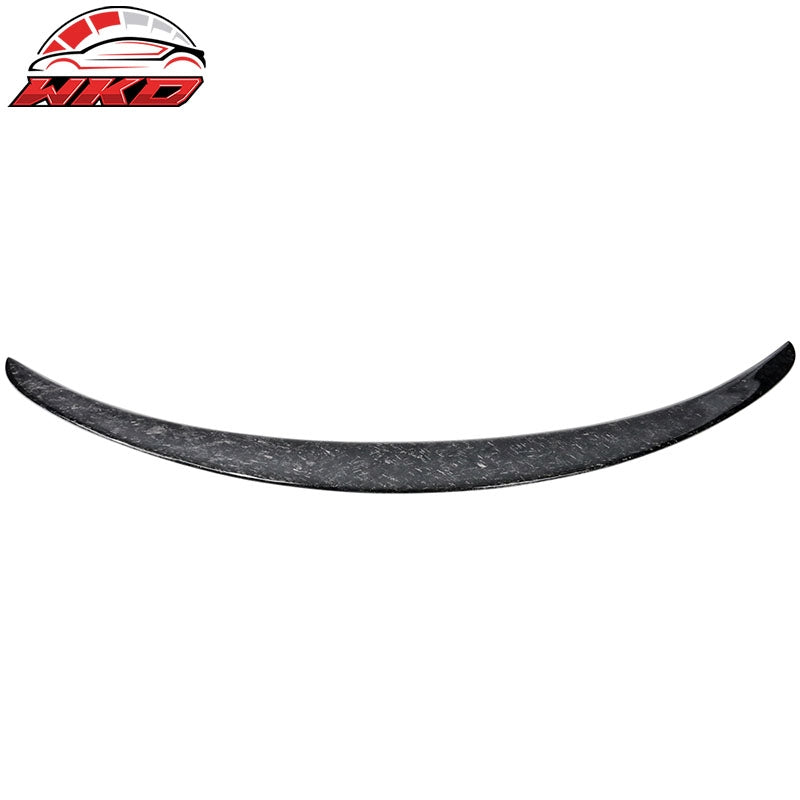 Fits 15-21 Benz W205 C Class Sedan AMG Style Forged Carbon Fiber Trunk Spoiler