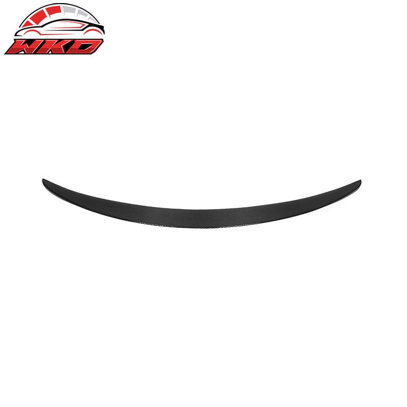 Fits 15-21 Benz W205 C Class Sedan AMG Style Carbon Fiber CF Rear Trunk Spoiler