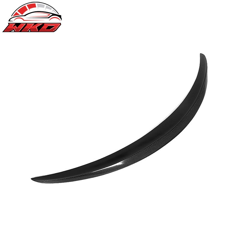Fits 15-21 Benz W205 C Class Sedan AMG Style Carbon Fiber CF Rear Trunk Spoiler