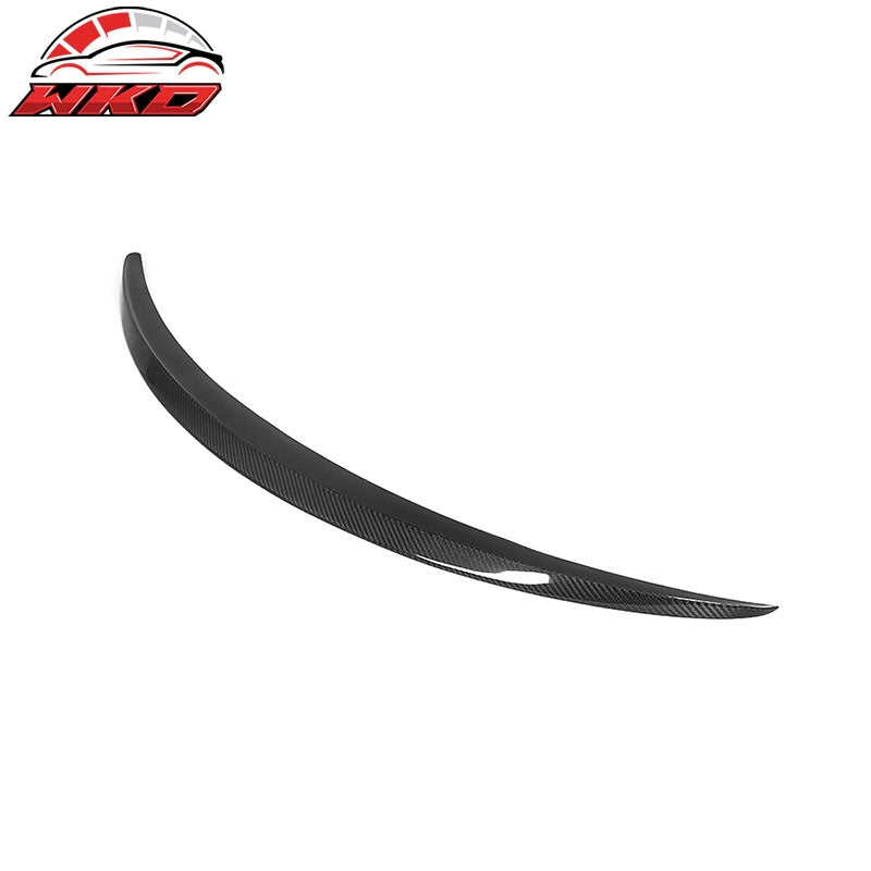 Fits 15-21 Benz W205 C Class Sedan AMG Style Carbon Fiber CF Rear Trunk Spoiler