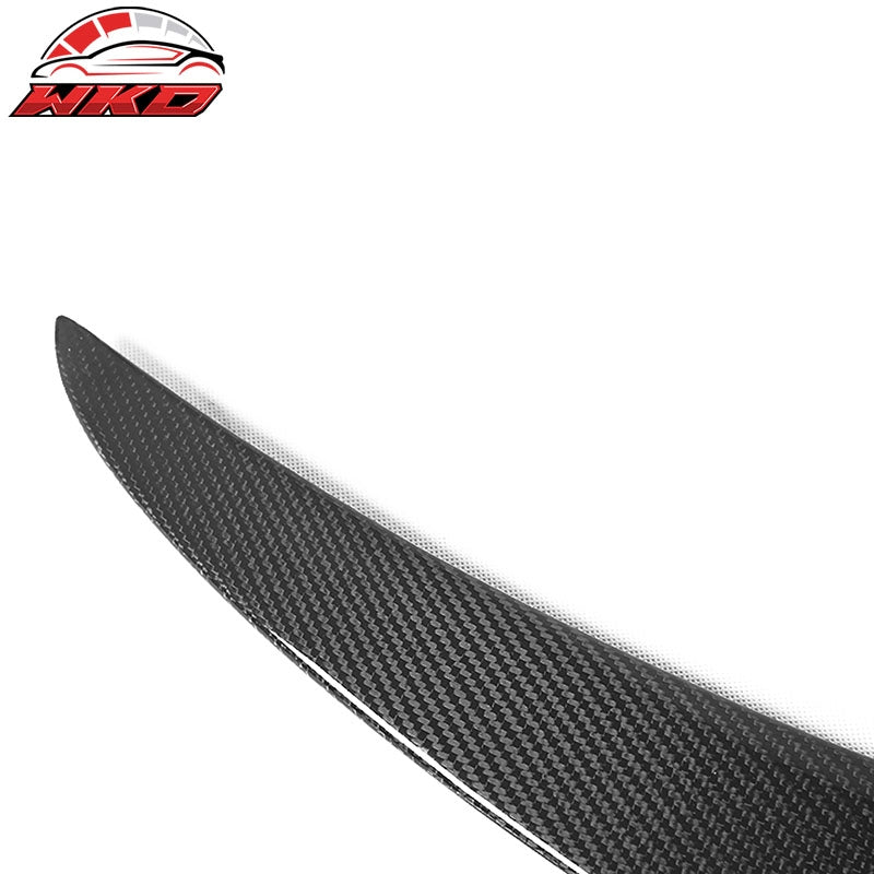 Fits 15-21 Benz W205 C Class Sedan AMG Style Carbon Fiber CF Rear Trunk Spoiler