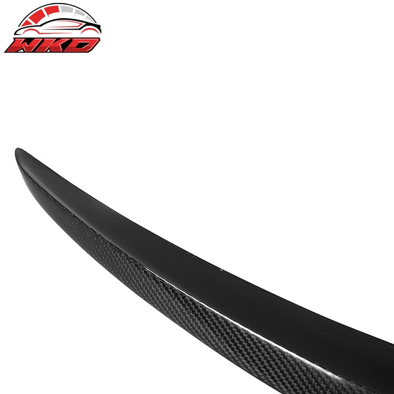 Fits 15-21 Benz W205 C Class Sedan AMG Style Carbon Fiber CF Rear Trunk Spoiler
