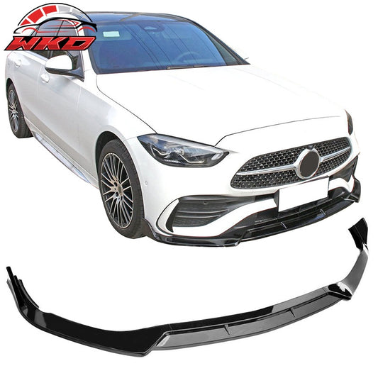 Wholesale 22-26 Benz W206 C-Class C200 C300 4DR BR Style Front Bumper Lip Gloss Black - Wikond Auto