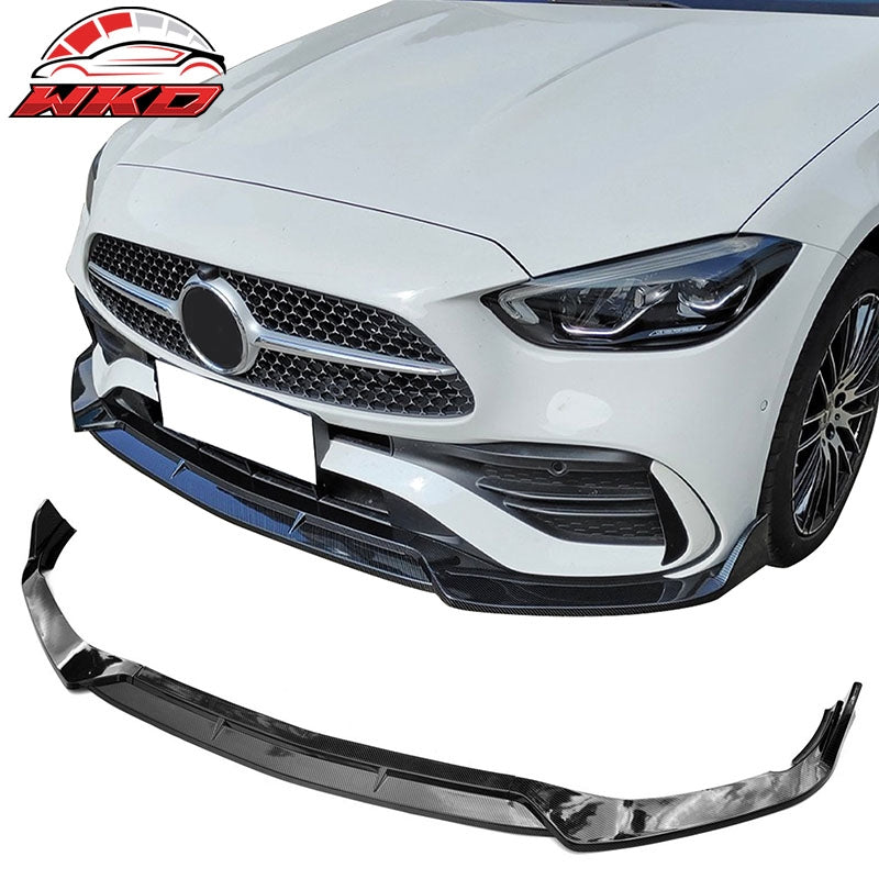Wholesale 22-26 Benz W206 C-Class C300 BR Style Front Bumper Lip Carbon Fiber Print - Wikond Auto