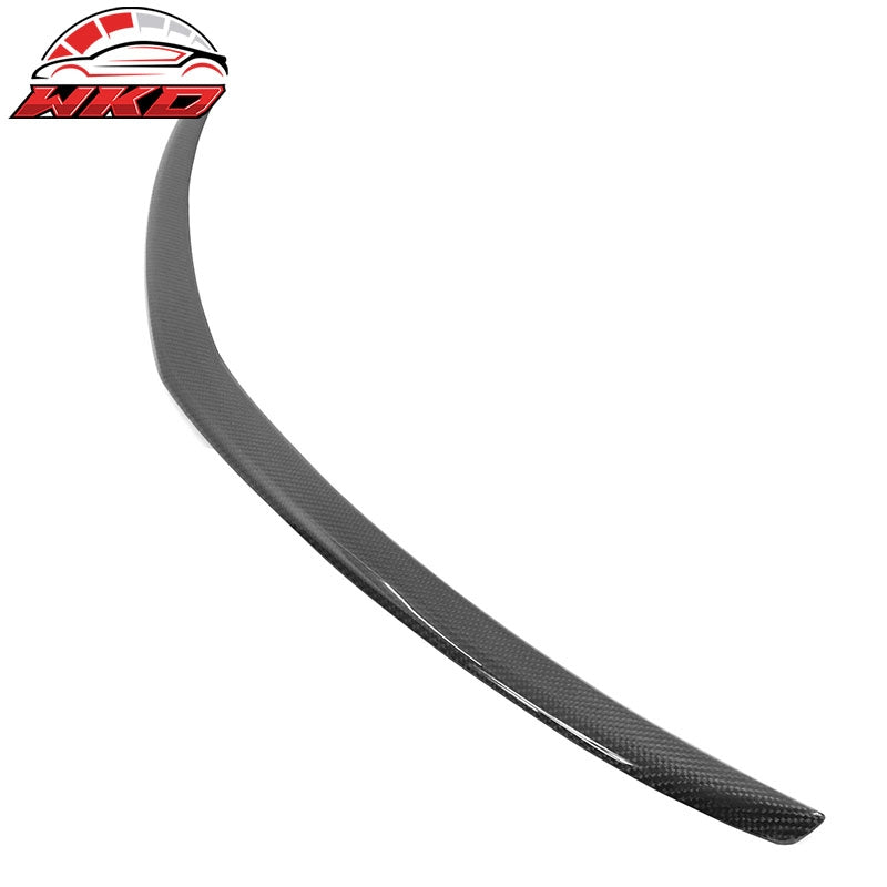 Fits 10-17 Benz W207 C207 E Class Coupe Rear Trunk Spoiler Wing Carbon Fiber CF