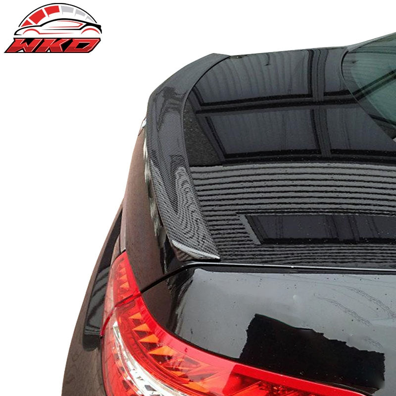 Fits 10-16 Benz W212 E-Class Euro Style Carbon Fiber CF Rear Trunk Spoile Wing