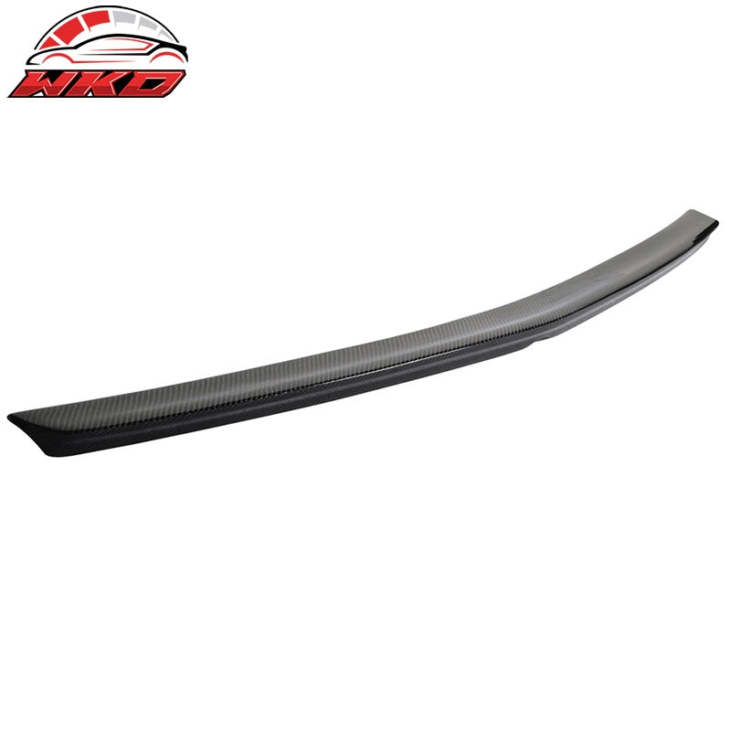Fits 10-16 Benz W212 E-Class Euro Style Carbon Fiber CF Rear Trunk Spoile Wing
