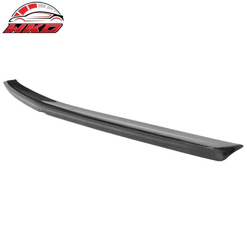 Fits 10-16 Benz W212 E-Class Euro Style Carbon Fiber CF Rear Trunk Spoile Wing