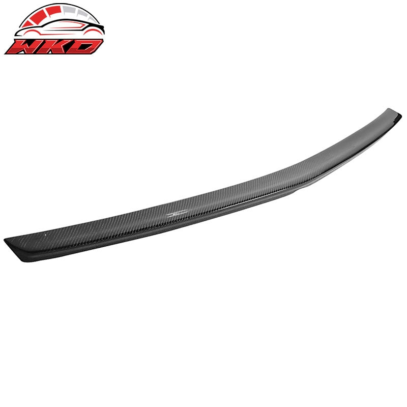 Fits 10-16 Benz W212 E-Class Euro Style Carbon Fiber CF Rear Trunk Spoile Wing