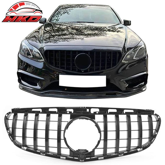Wholesale 14-16 Benz W212 E350 E400 E550 GT Style Front Upper Grille Gloss Black ABS - Wikond Auto