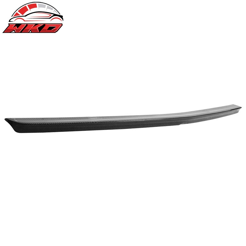Fits 10-16 Benz W212 Sedan E-Class Trunk Spoiler Wing - Matte Carbon Fiber