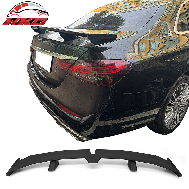 Wholesale 17-23 Benz W213 E-Class 54" PRO Style Rear Trunk Spoiler Matte Black ABS - Wikond Auto