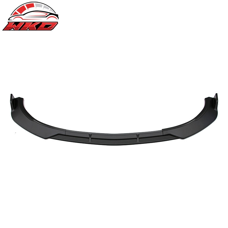 Fits 17-20 Benz W213 E-Class B Style Front Bumper Lip Spoiler PP Matte Black