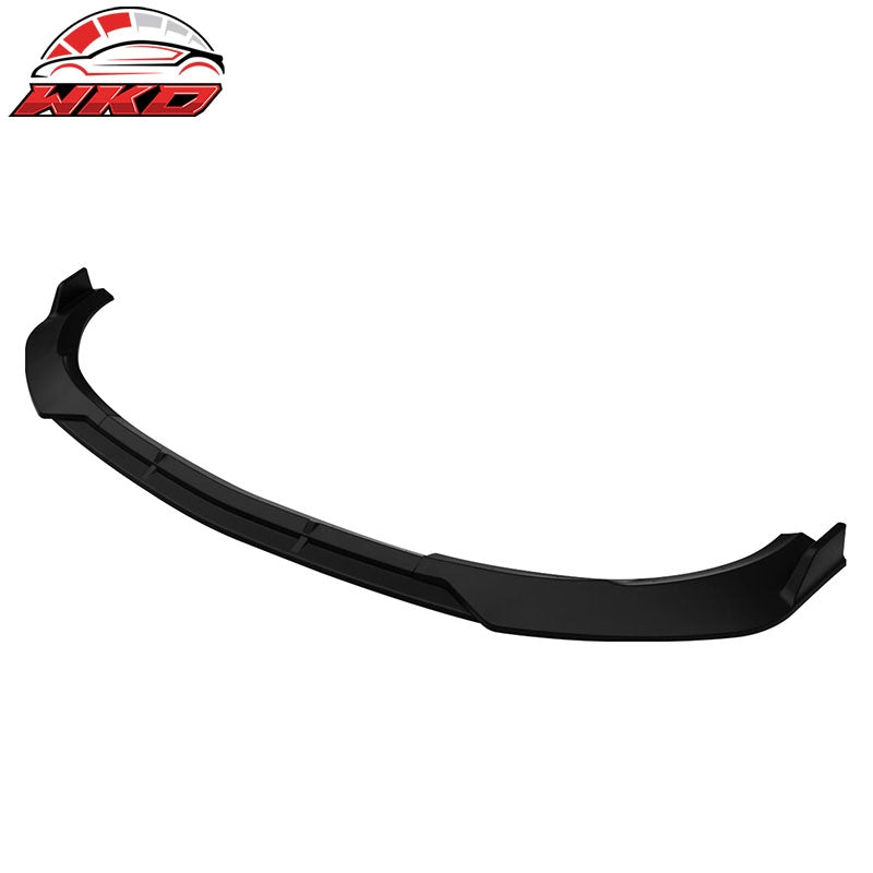 Fits 21-23 Benz W213 E-Class B Style Front Bumper Lip Spoiler PP Matte Black