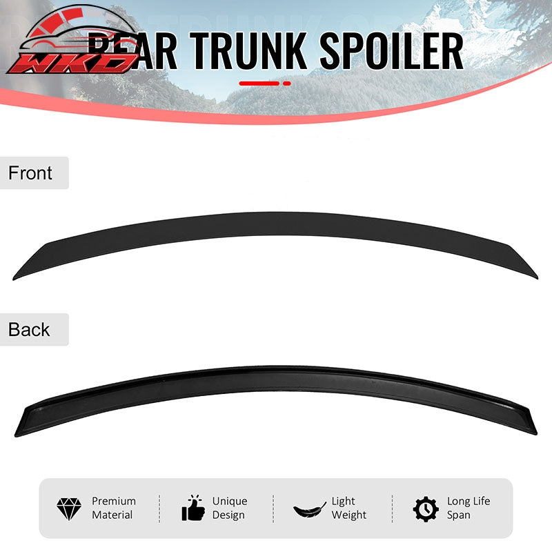 Wholesale 07-13 Benz W221 S-Class AMG Style Rear Trunk Spoiler Wing Lip Matte Black - Wikond Auto