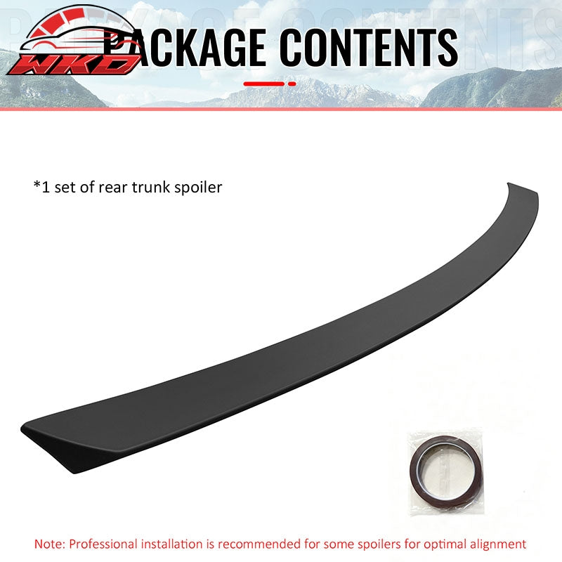Wholesale 07-13 Benz W221 S-Class AMG Style Rear Trunk Spoiler Wing Lip Matte Black - Wikond Auto