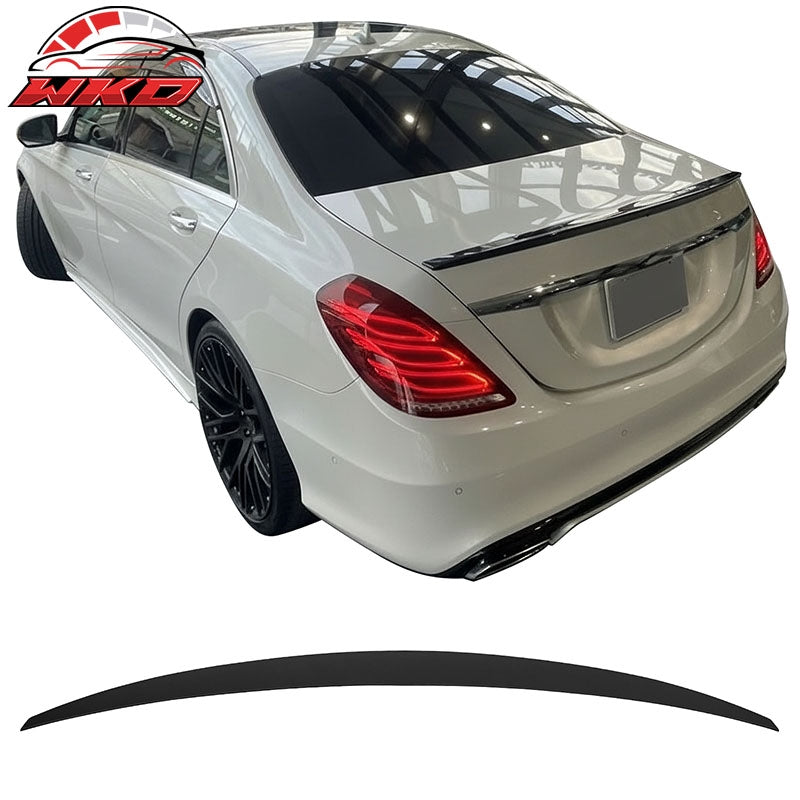 Wholesale 14-20 Benz W222 S-Class Sedan AMG Style Rear Trunk Spoiler Wing Matte Black - Wikond Auto