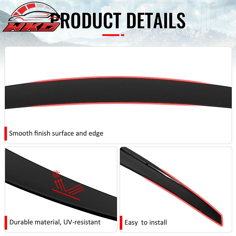 Wholesale 14-20 Benz W222 S-Class Sedan AMG Style Rear Trunk Spoiler Wing Matte Black - Wikond Auto
