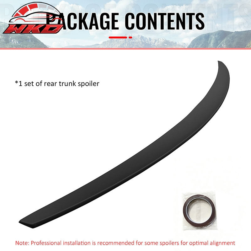 Wholesale 14-20 Benz W222 S-Class Sedan AMG Style Rear Trunk Spoiler Wing Matte Black - Wikond Auto