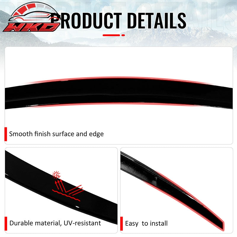 Wholesale 14-20 Benz W222 S-Class Sedan AMG Style Rear Trunk Spoiler Wing Gloss Black - Wikond Auto