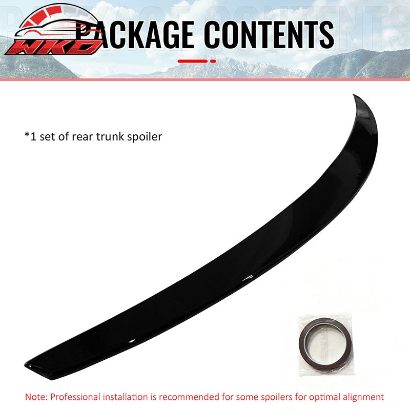 Wholesale 14-20 Benz W222 S-Class Sedan AMG Style Rear Trunk Spoiler Wing Gloss Black - Wikond Auto
