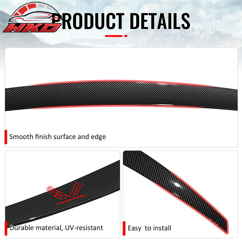 Wholesale 14-20 Benz W222 S-Class Sedan AMG Style Trunk Spoiler Carbon Fiber Print - Wikond Auto