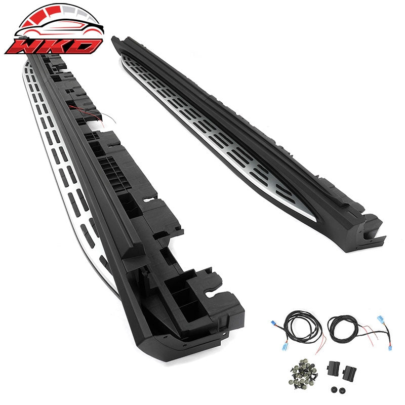 Fits 20-26 Benz X167 GLS450/GLS580 Running Boards OE Style Side Step Bar w/ LED