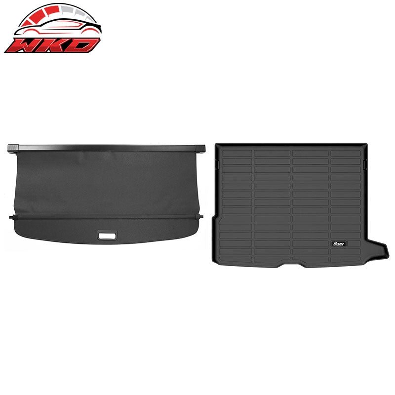 Wholesale 16-22 Benz X253 GLC-Class 3D TPE Trunk Mat Cargo Liner Pad + Cargo Cover