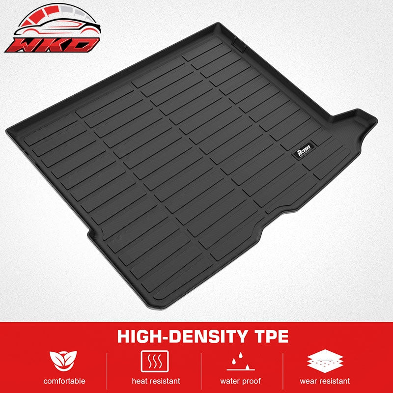 Fits 2016-2022 Benz X253 GLC-Class SUV TPE Waterproof Rear Cargo Trunk Tray Mats
