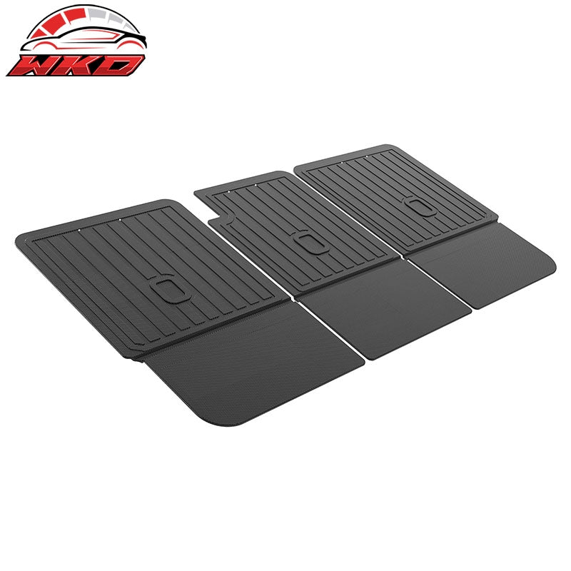 Fits 23-26 Benz X296 EQS SUV 5 Seats TPE Backrest Mat Rear Seat Back Cover Liner