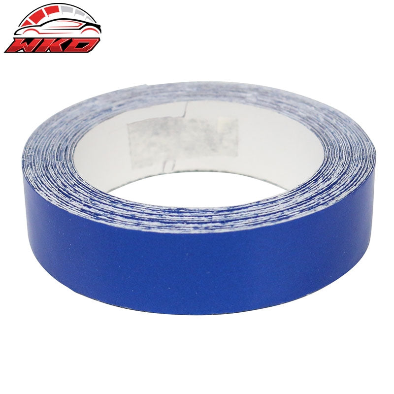 1.5CMx5M Blue 3M Reflective Stickers Vinyl Pinstripe Safety Warning Tape