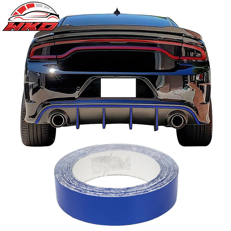 1.5CMx5M Blue 3M Reflective Stickers Vinyl Pinstripe Safety Warning Tape