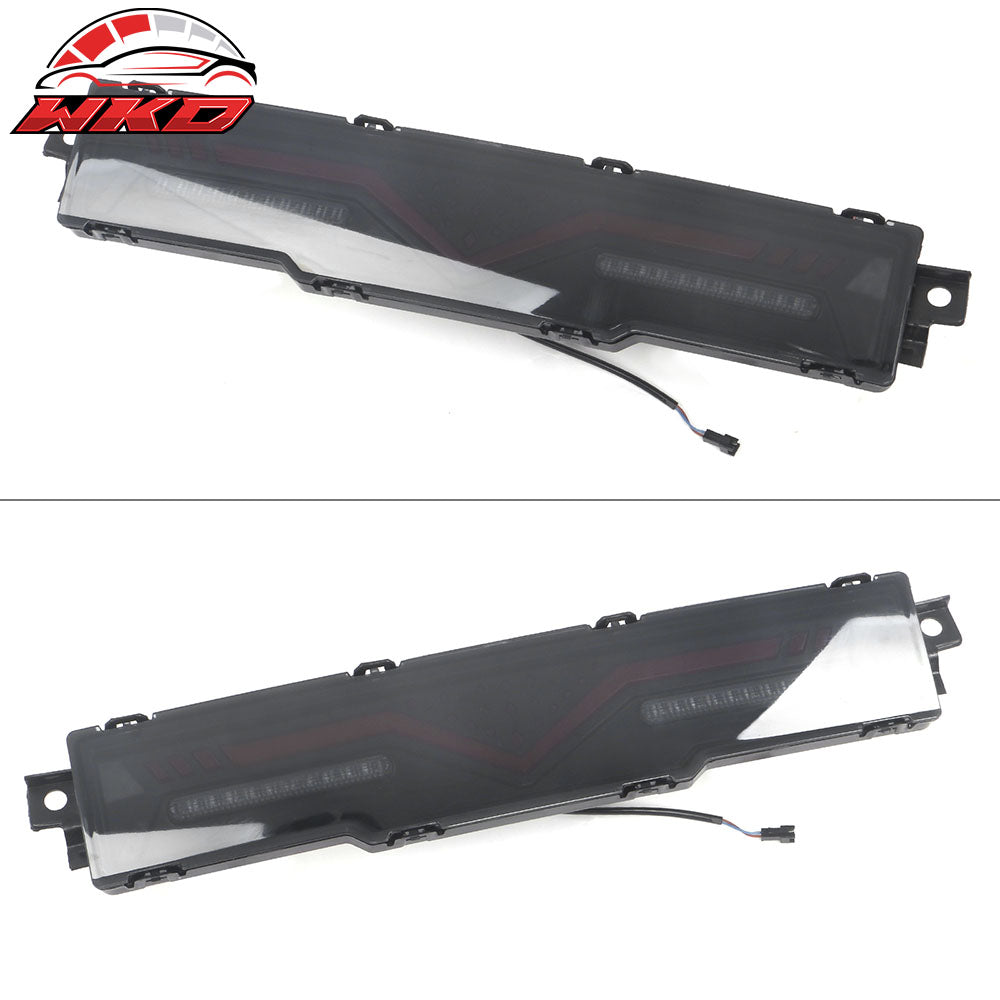 Fits 22-25 Subaru BRZ LED Rear Bumper Reverse Brake Light Assembly Smoked Len