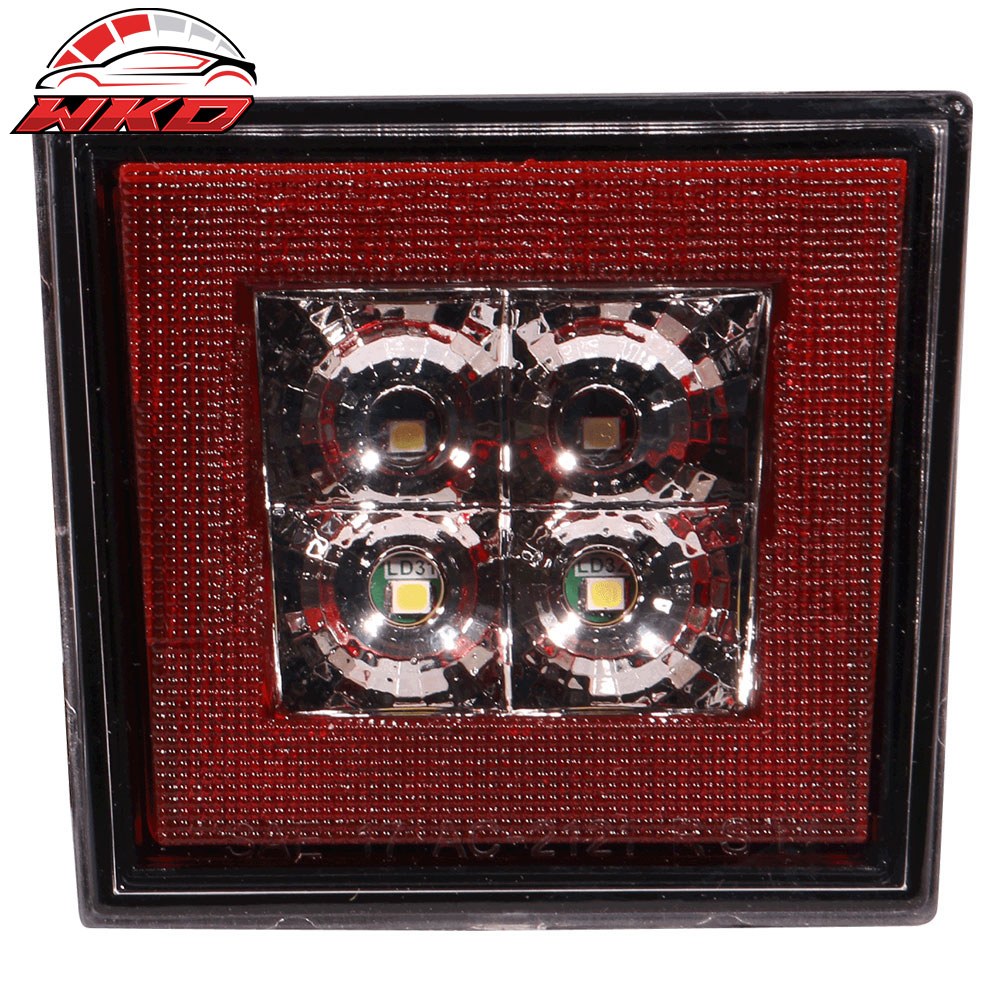 Wholesale Universa Square Red LED Rear Tail Third 3RD Brake Lights 每 Bulk Orders & Dealer Pricing Available