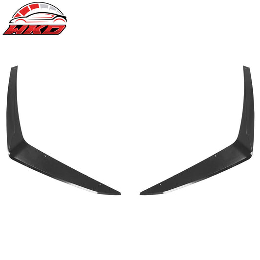 2014-24 Chevrolet Camaro ZL1 Style Front Bumper Side Splitter Canards ABS 2PC | Wholesale